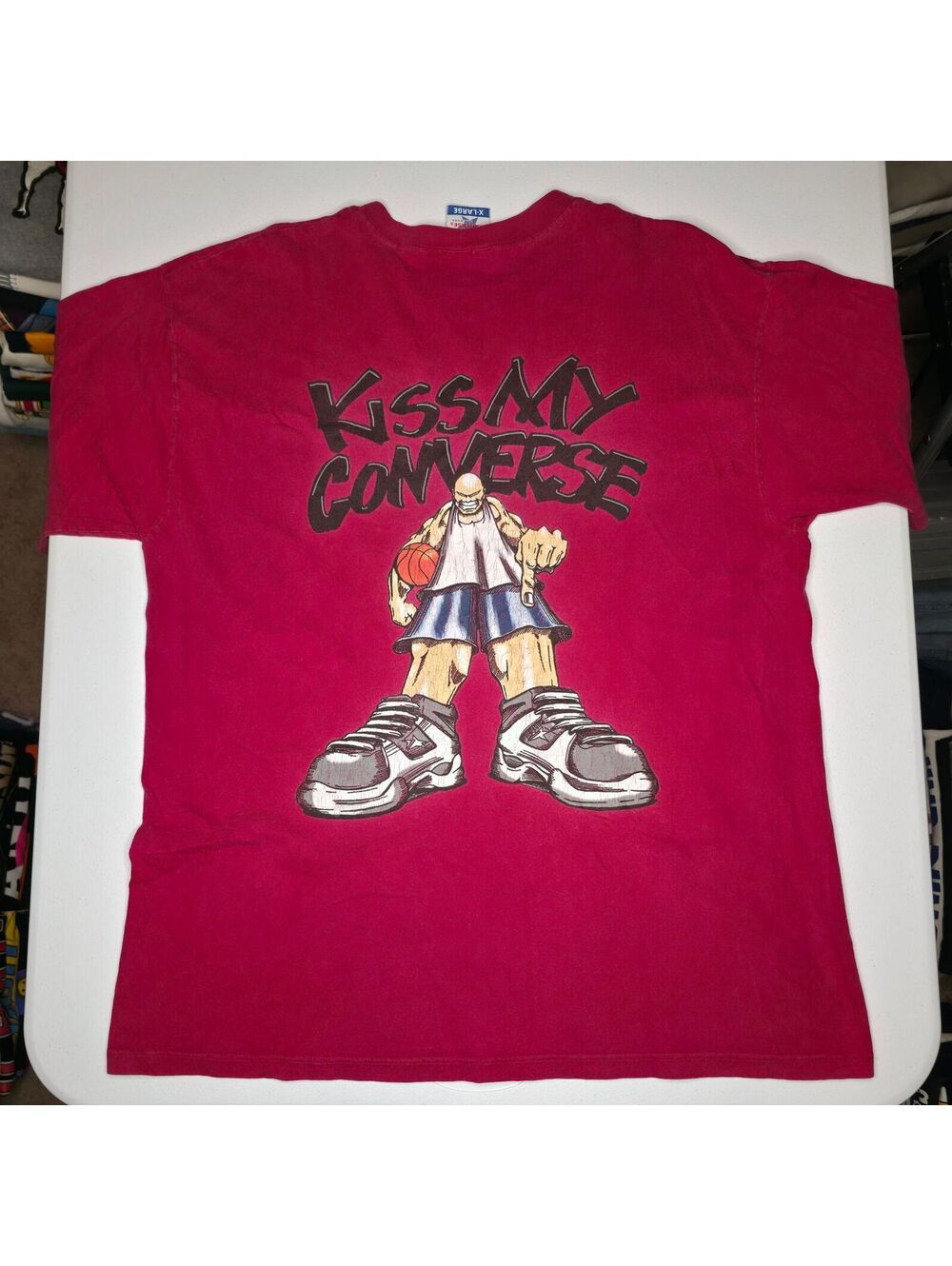 Vintage Converse "Kiss My Converse" Street Ball Tee